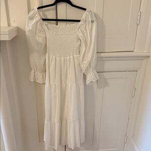 Amazon White Long Sleeve Dress